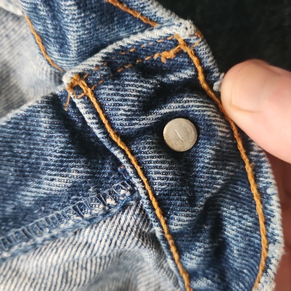 Levi's 619 Baggy Straight Leg Jeans Vintage 1982 Orange Tab - Picture 7 of 12